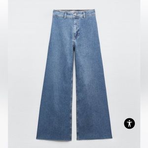 Zara Marine Jeans worn once!!